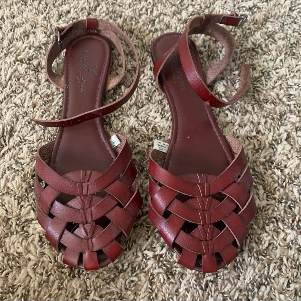 American Eagle Outfitters Leather Sandals Size 9